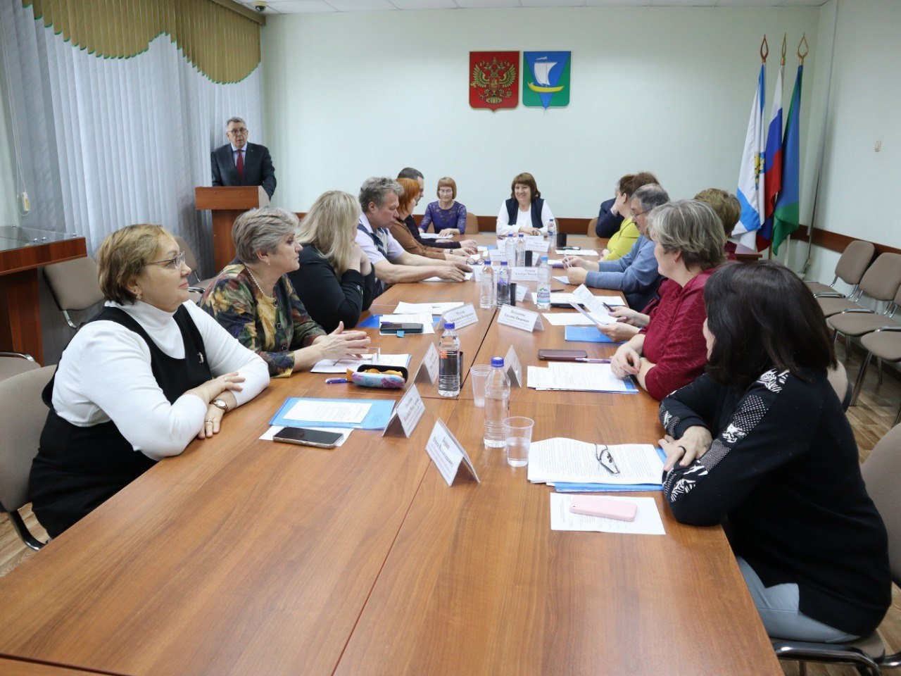 Первое заседание Общественного совета Приморского муниципального округа 