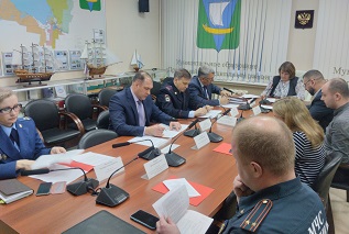 Заседание антитеррористической комиссии  МО «Приморский муниципальный район»