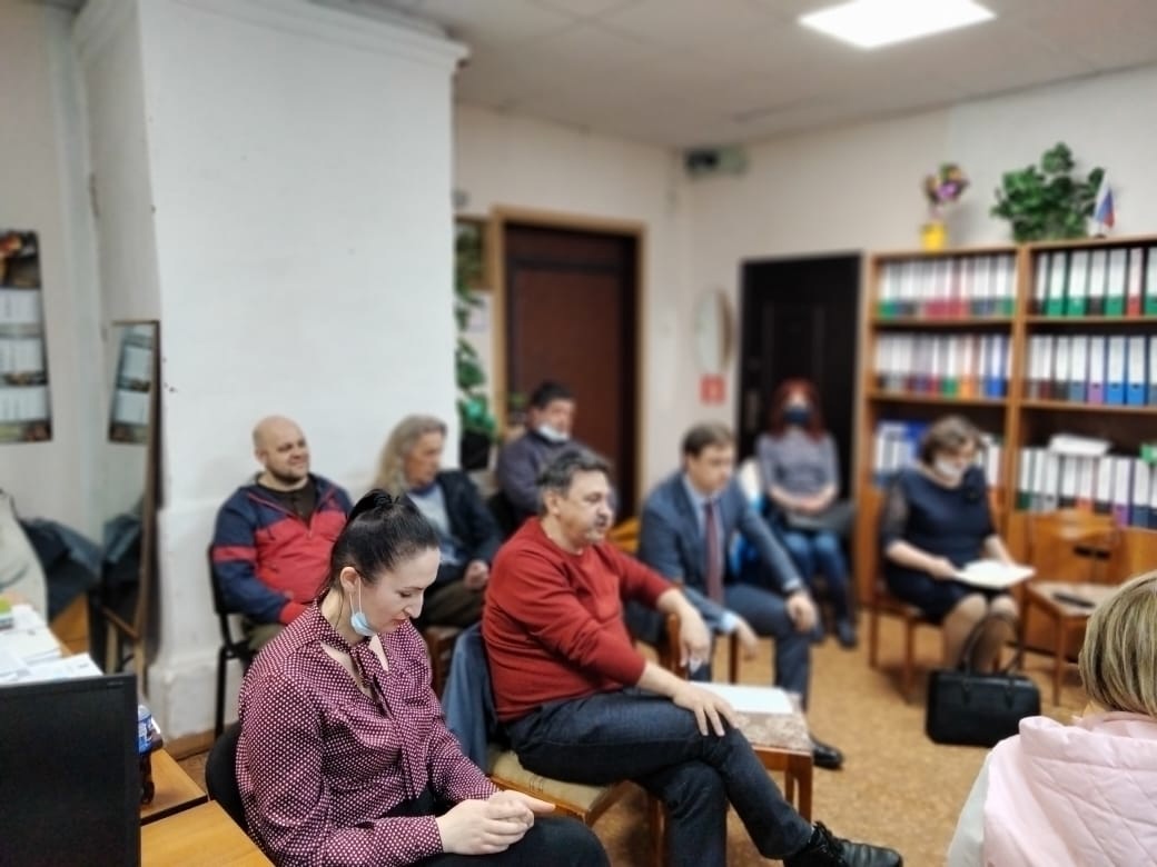Встреча с активом в Лисестровском Встреча с активом в Лисестровском