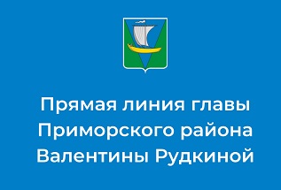 22 марта состоится прямая линия главы Приморского района 22 марта состоится прямая линия главы Приморского района