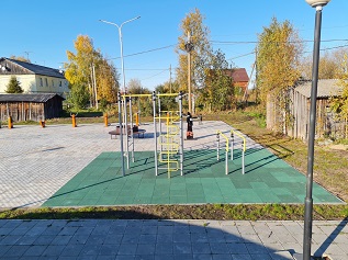 В Талагах завершилось благоустройство общественной территории В Талагах завершилось благоустройство общественной территории