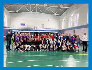 Приморский район стал спортивной площадкой для проведения межмуниципальных соревнований по волейболу среди женских команд 