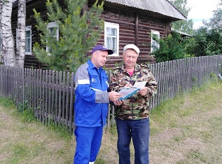 Специалисты «Газпром газораспределение Архангельск» проводят подомовой обход для информирования о догазификации